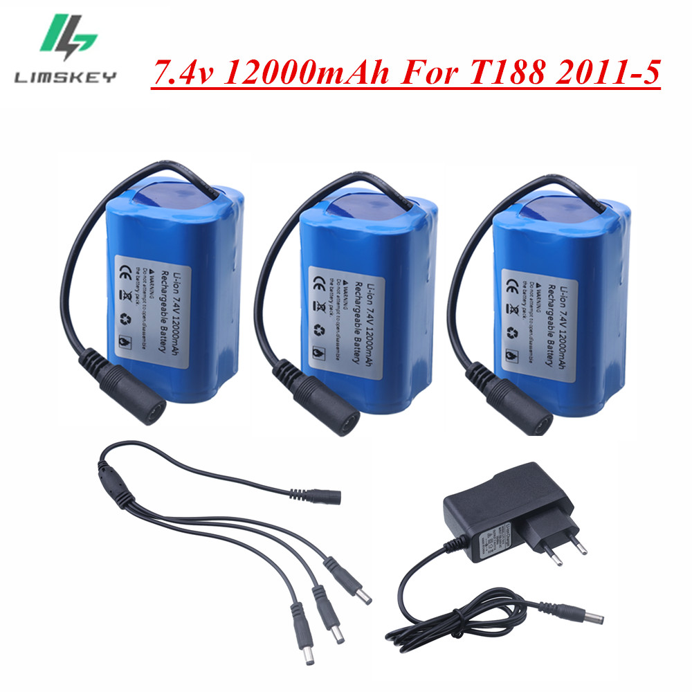 7.4 فولت 12000 مللي أمبير بطار - مراجعة Fish Finder Charger وسعره