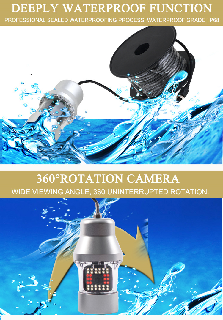 جهاز كشف الأسماك 360 °   كامير - مراجعة Fish Finder Cable وسعره
