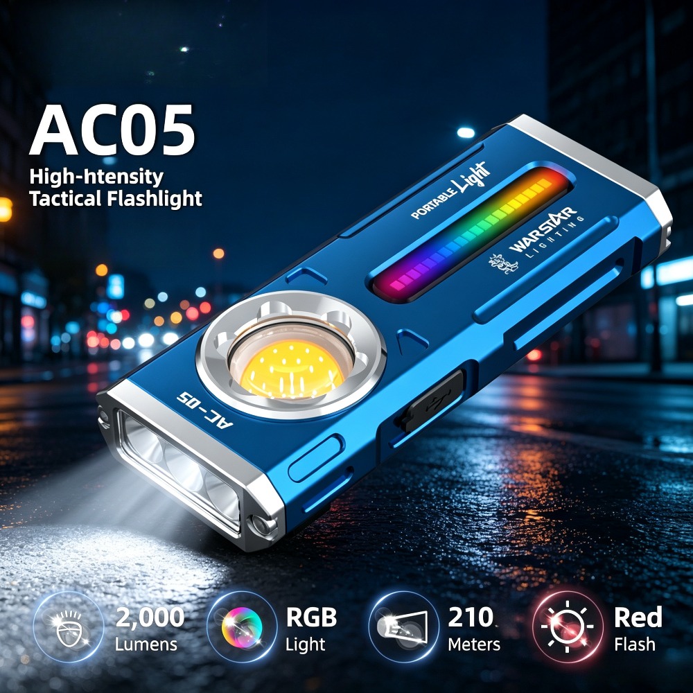 مصباح يدوي محمول AC05 عالي الس - مراجعة Fishing Light وسعره