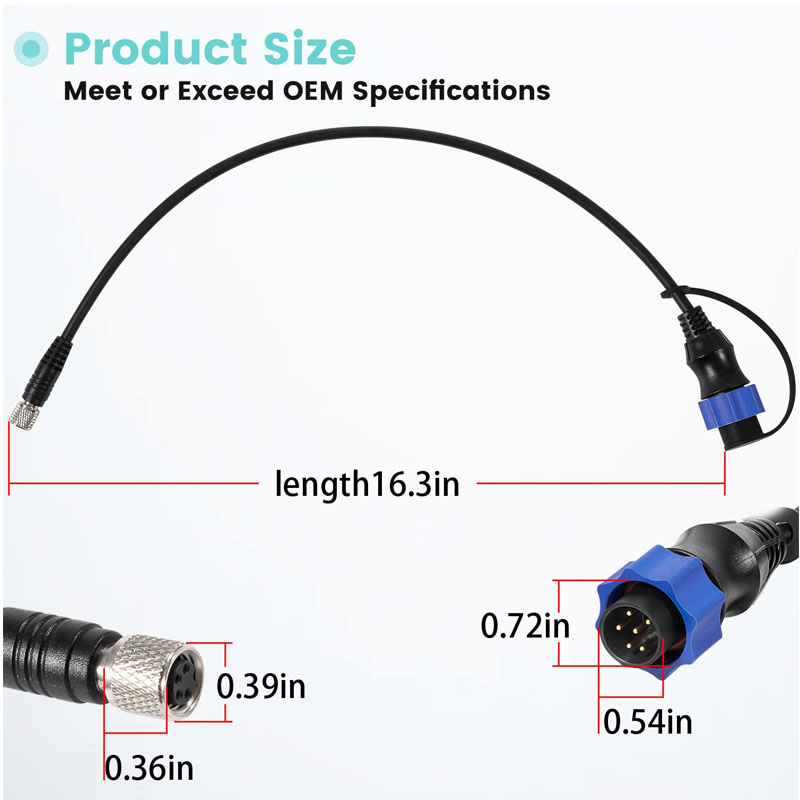1852060 ، 29594 ، MKR-US2-10 ك - مراجعة Fish Finder Transducer وسعره