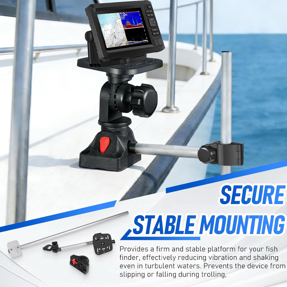 قطعة غيار لحامل جهاز تحديد موا - مراجعة Fish Finder Transducer وسعره