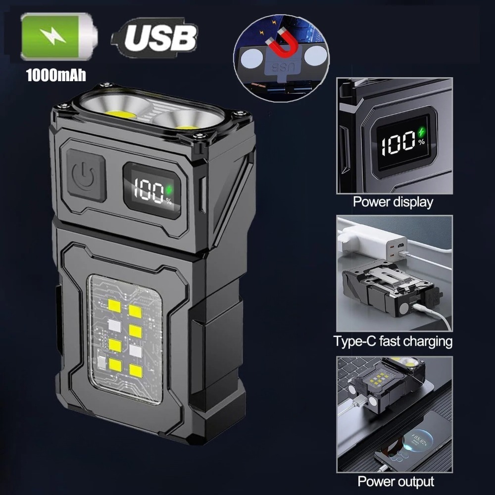 180 °   مصباح يدوي LED قابل لل - مراجعة Fishing Light وسعره