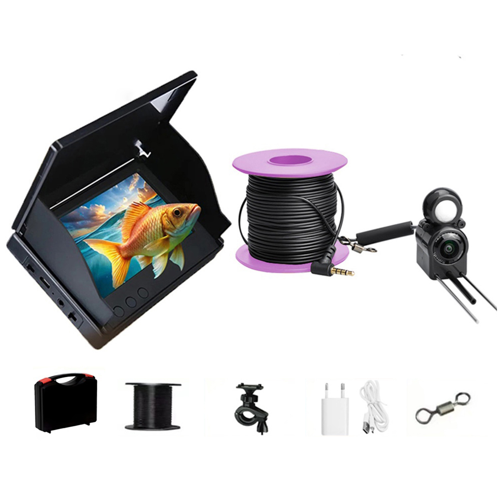 كاميرا صيد تحت الماء مع شاشة I - مراجعة Fish Finder Portable وسعره
