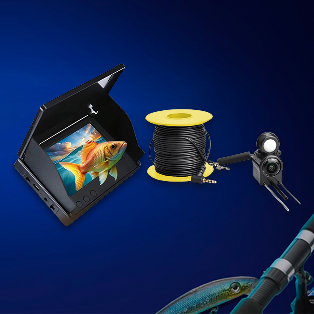 كاميرا صيد تحت الماء مع شاشة I - مراجعة Fish Finder Portable وسعره