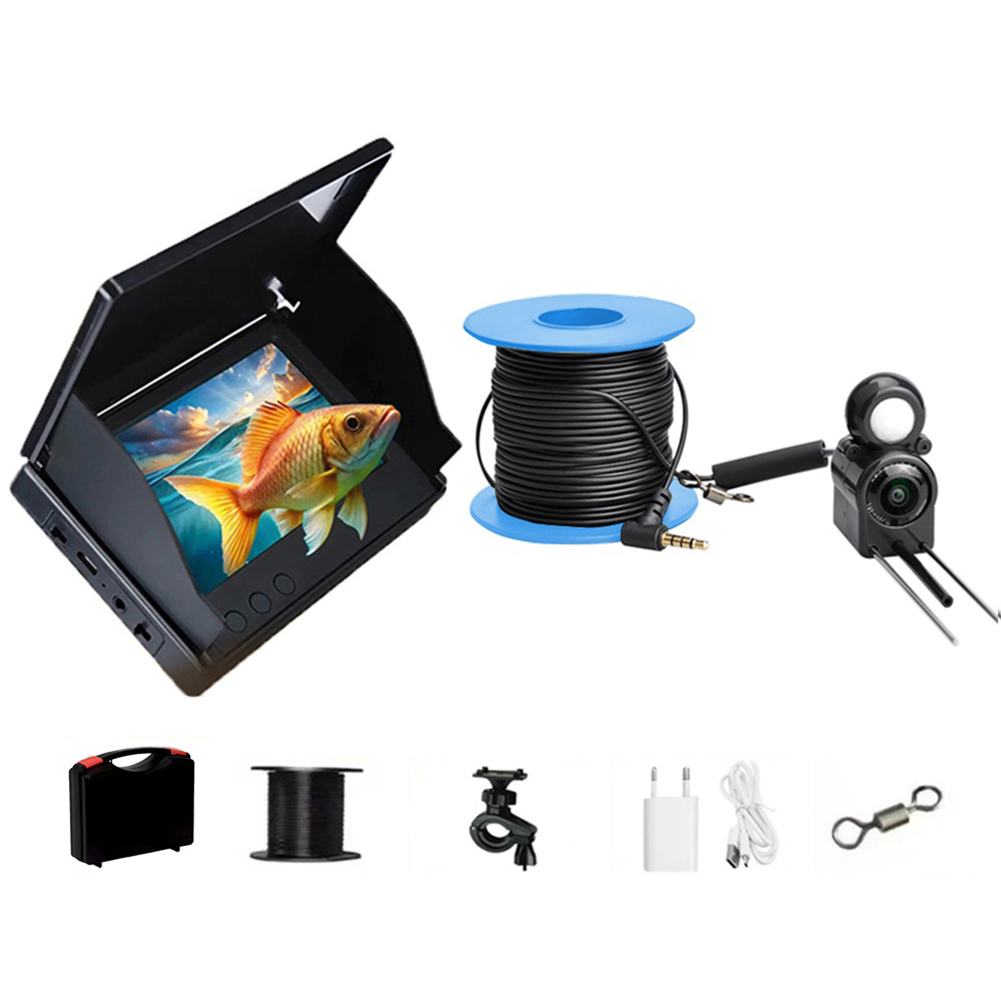 كاميرا صيد تحت الماء مع شاشة I - مراجعة Fish Finder Portable وسعره