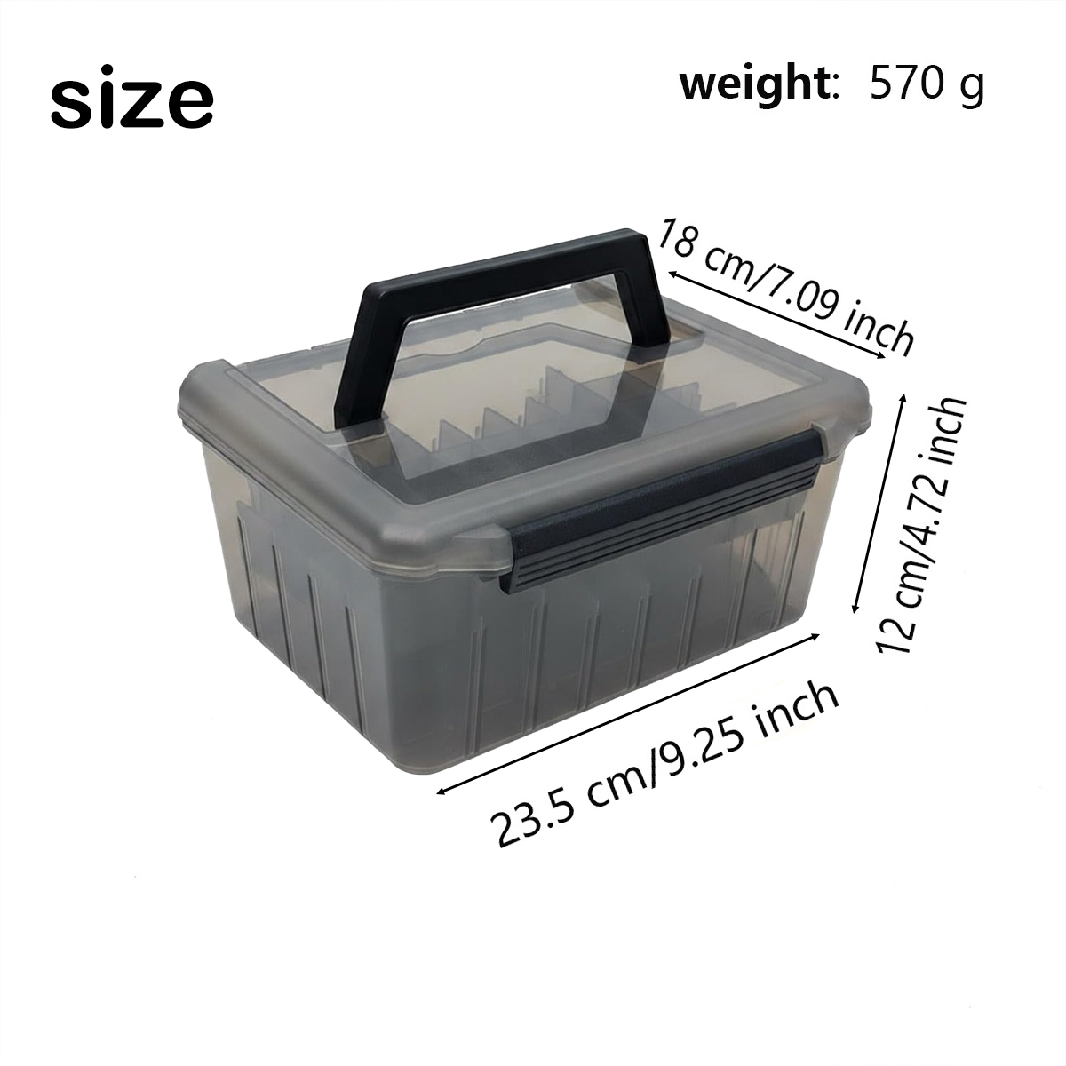 صندوق أدوات صيد السمك مع مقبض، - مراجعة Fish Finder Case وسعره