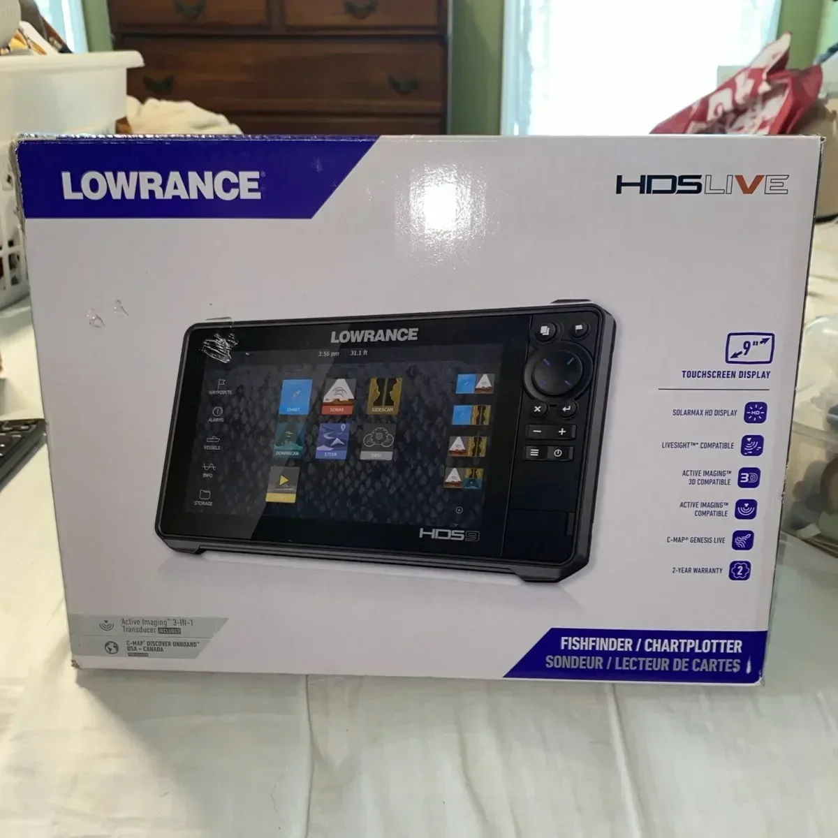 جهاز كشف الأسماك Lowrance HDS  - مراجعة Fish Finder Transducer وسعره