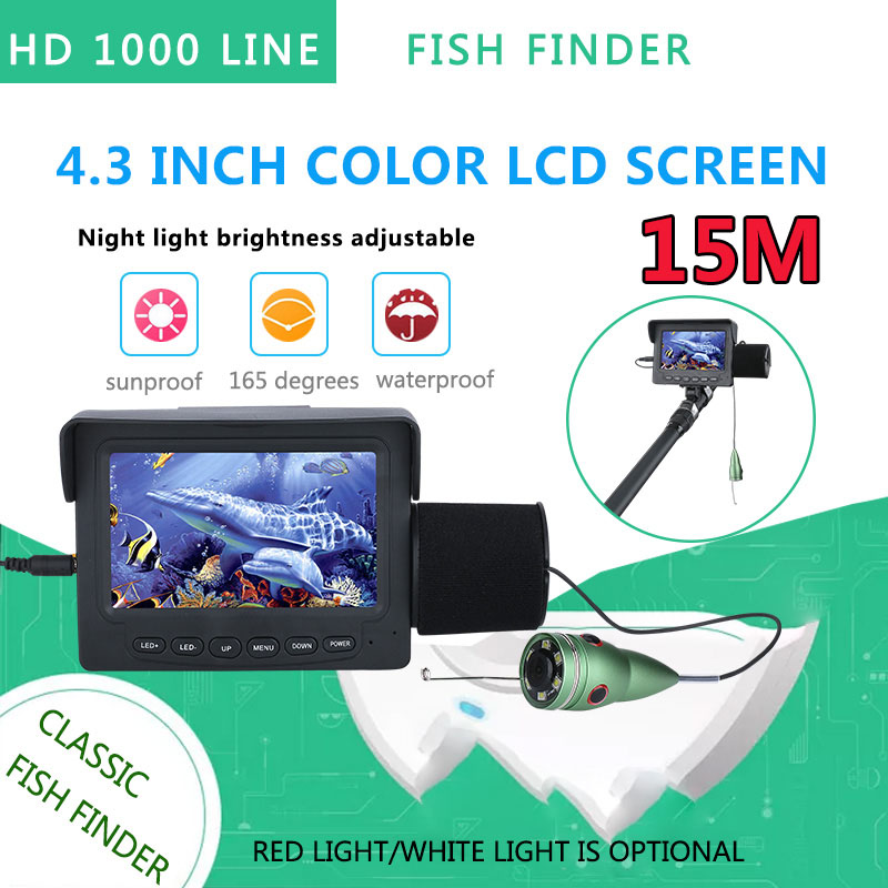 كاميرا صيد تحت الماء 15 متر بد - مراجعة Fish Finder Cable وسعره
