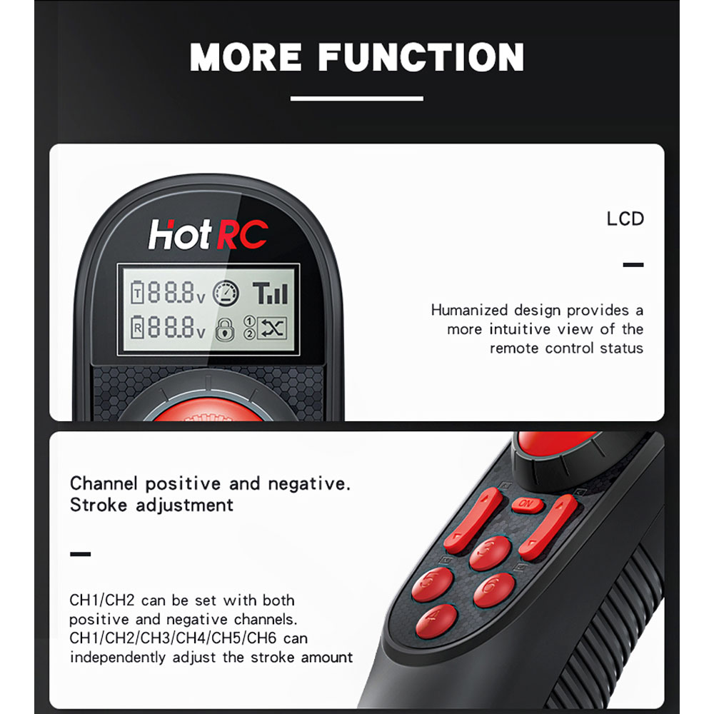 نظام تحكم عن بعد لاسلكي HOTRC  - مراجعة Fish Finder Battery وسعره