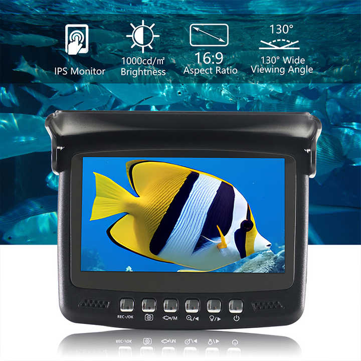 4.3 بوصة شاشة تحت الماء 15/30  - مراجعة Fishing Camera وسعره