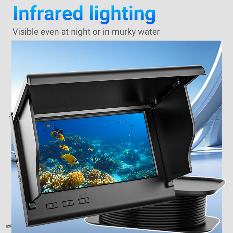 كاميرا صيد الأسماك تحت الماء ب - مراجعة Fishing Depth Finder وسعره
