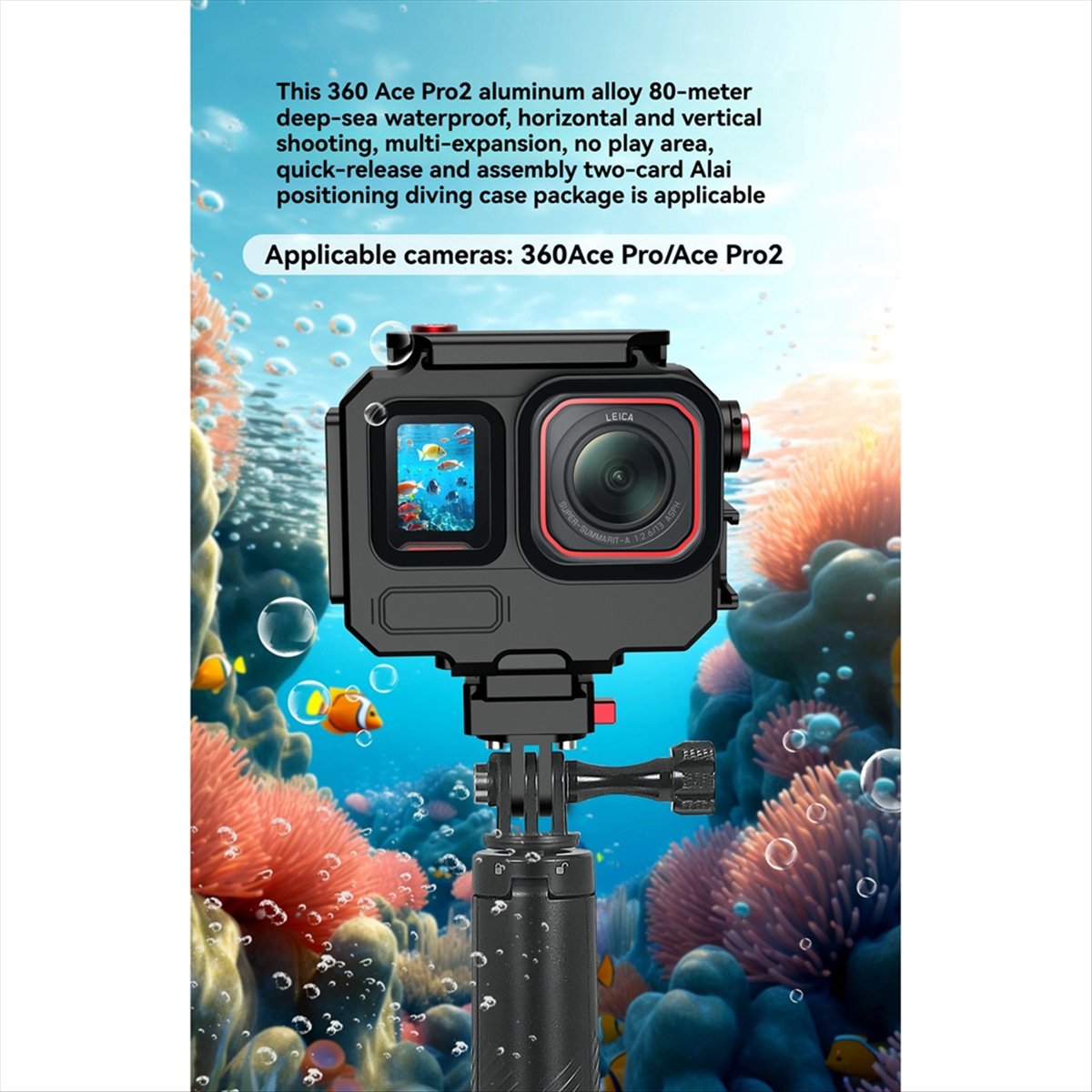 حافظة مقاومة للماء M05K بطول 2 - مراجعة Underwater Camera وسعره